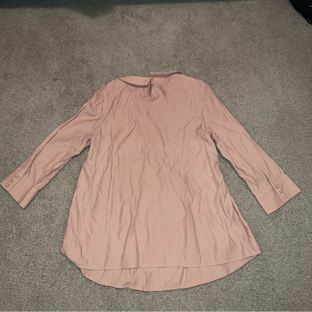 Gammeto Light Brown Long Sleeve top size S - Picture 7 of 10